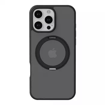 Funda para móvil Torras Pro Series para iPhone 16 Pro, negra, modelo X00FX1911