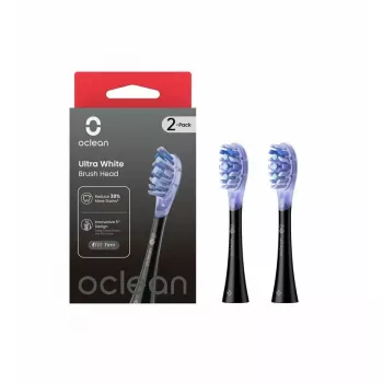 Cabezales de cepillo de dientes Oclean UW02 2 uds. negro extra suave