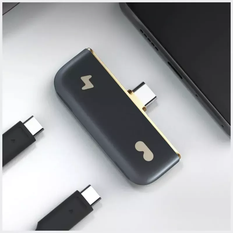 Adaptador USB-C Rokid UNB23010 – 2 puertos USB-C, negro