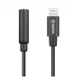 Cable para móvil BOYA BY-K3 negro 3,5 mm Lightning