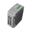 Switch de red gestionado L2 Ruijie RG-NIS3100-8GT2SFP-HP — 8× Gigabit RJ-45, 2× SFP, PoE, 12–56V DC, 20 Gbit/s, 8000 MAC, gris
