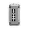 Switch de red gestionado L2 Ruijie RG-NIS3100-8GT2SFP-HP — 8× Gigabit RJ-45, 2× SFP, PoE, 12–56V DC, 20 Gbit/s, 8000 MAC, gris