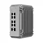 Switch de red gestionado L2 Ruijie RG-NIS3100-8GT2SFP-HP — 8× Gigabit RJ-45, 2× SFP, PoE, 12–56V DC, 20 Gbit/s, 8000 MAC, gris