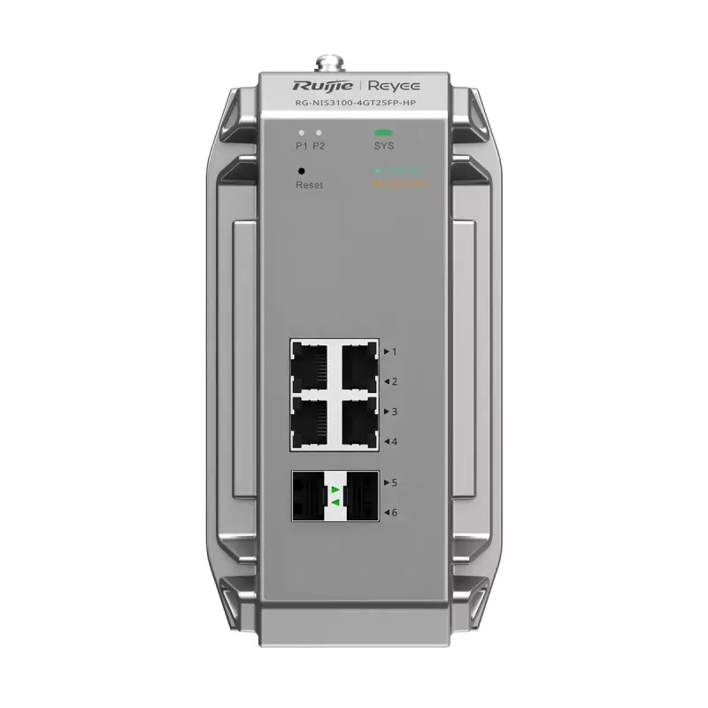 Switch gestionado Ruijie Networks RG-NIS3100-4GT2SFP-HP L2 Gigabit Ethernet PoE