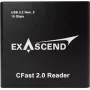 Lector de tarjetas CFast 2.0 Exascend EXCRCFT1 — interfaz CFast 2.0, conectividad USB
