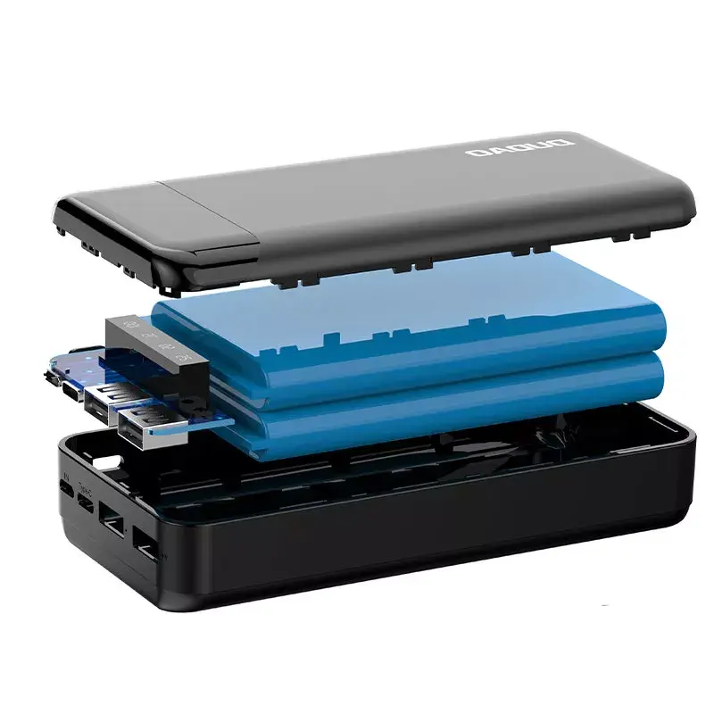 Batería portátil Dudao K6Pro+ 20000mAh USB Type-C + Micro-USB + Lightning