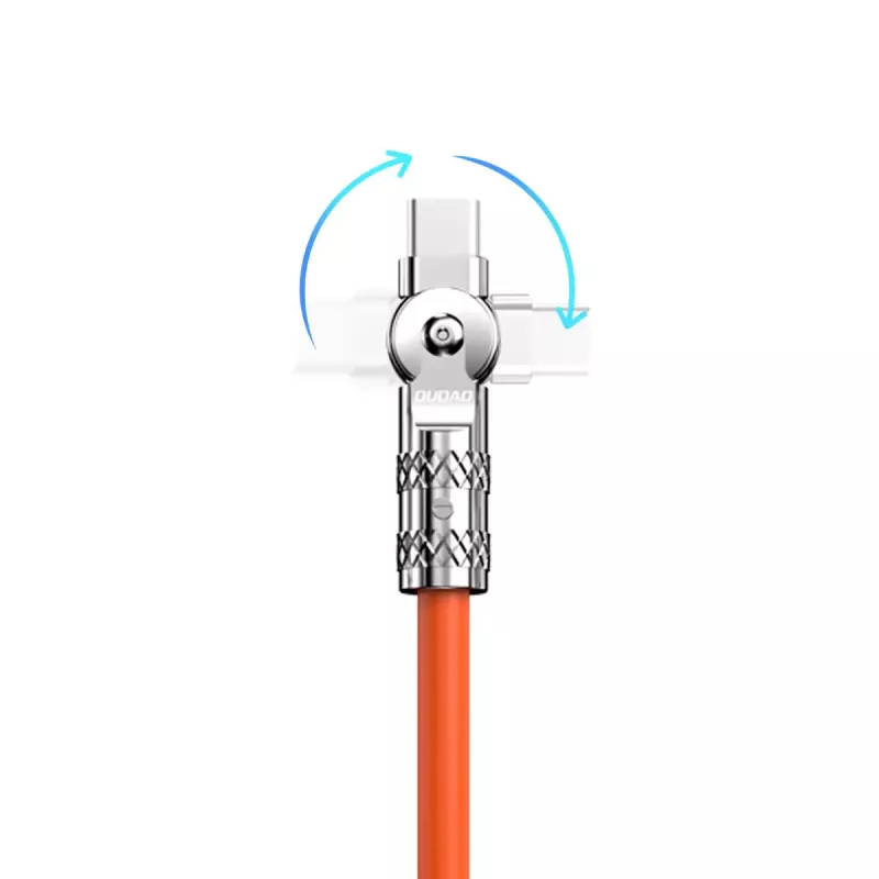 Cable USB a Lightning Dudao L24AL — 1 m, USB-A a Lightning, naranja