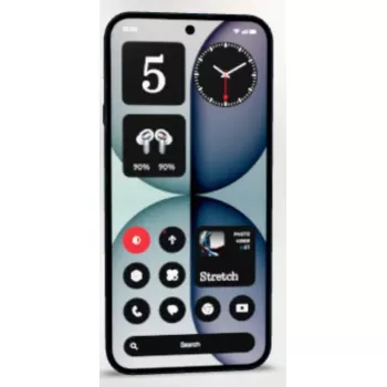 Smartphone Nothing 4a — 6,78 pulgadas (17,2 cm), Snapdragon 7s Gen 4, 8 GB de RAM, 128 GB, triple cámara de 50 MP, 5080 mAh, Dual SIM, Android 16.0, negro