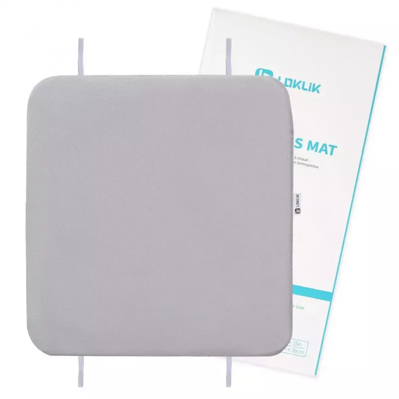 Alfombrilla para plancha térmica LOKLiK SG-GJ-0057-US-L-B2B gris 381x381 mm