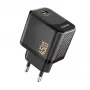 Cargador de pared Dudao A28 45W GaN USB-C, negro — cargador rápido de un solo puerto