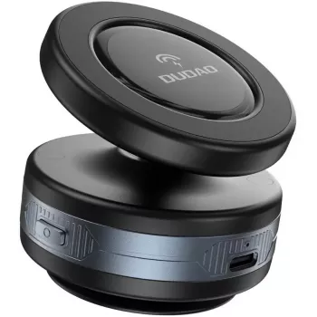 Soporte para coche con cargador inalámbrico MagSafe 15W Dudao — soporte para smartphone con ventosa