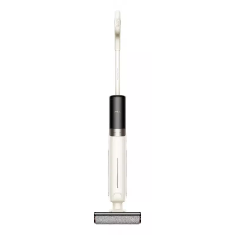 Aspirador escoba 2 en 1 Dreame MOVA Tech K30 MIX — inalámbrico, batería, 18.000 Pa, 30 min de autonomía, limpieza en seco y húmedo, sin bolsa, 2,6 Ah, negro/blanco
