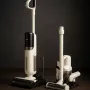 Aspirador escoba 2 en 1 Dreame MOVA Tech K30 MIX — inalámbrico, batería, 18.000 Pa, 30 min de autonomía, limpieza en seco y húmedo, sin bolsa, 2,6 Ah, negro/blanco