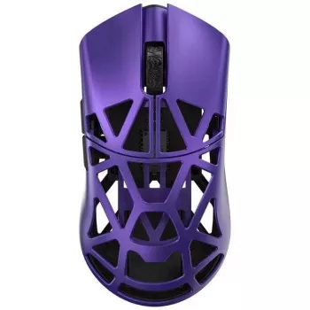 Ratón gaming inalámbrico Beast X Mini Pro Solid Sides con switches ópticos Omron, morado