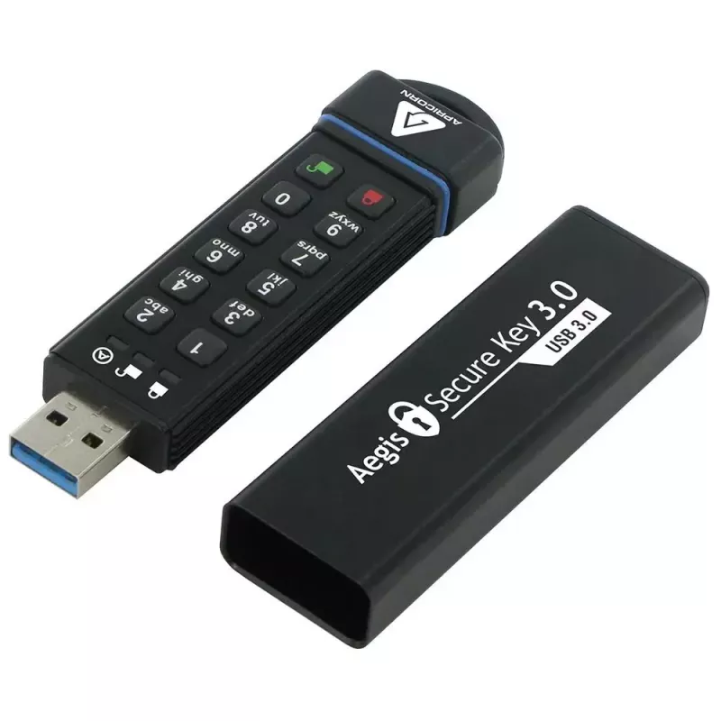 Memoria flash USB Apricorn 240 GB USB Type-A Aegis Secure Key 3.0
