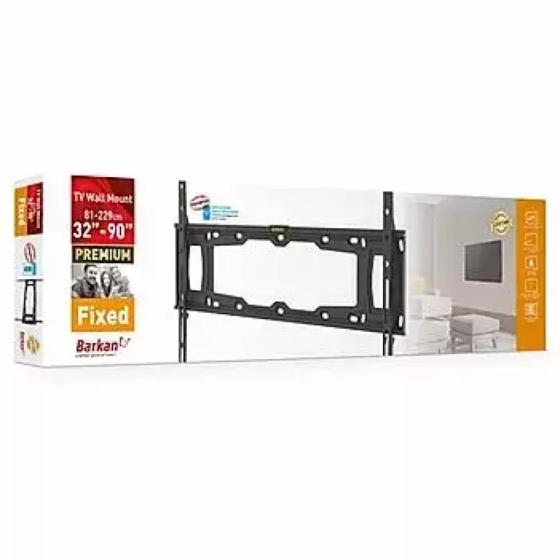 Soporte de TV Barkan Mounting Systems E400+ 2,29 m negro 60 kg