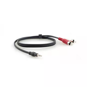 Cable de audio Kramer Electronics C-A35M/2RAM-10 3 m 3,5 mm 2xRCA negro