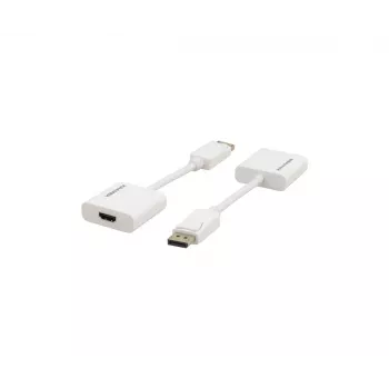 Adaptador de cable de vídeo DisplayPort HDMI Type-A Kramer Electronics ADC-DPM/HF/UHD