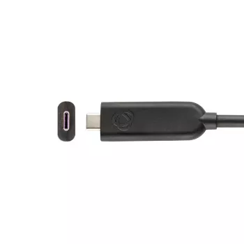 Cable USB-C a USB-C Kramer Electronics CLS-AOCU32/FF-35 USB 3.2 Gen 2 10 Gbit/s 10,7 m Negro