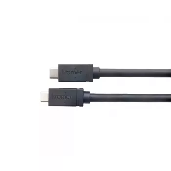Cable USB Kramer Electronics CA–U32/FF–15 USB 3.2 Gen 2 4,6 m USB B USB C Negro