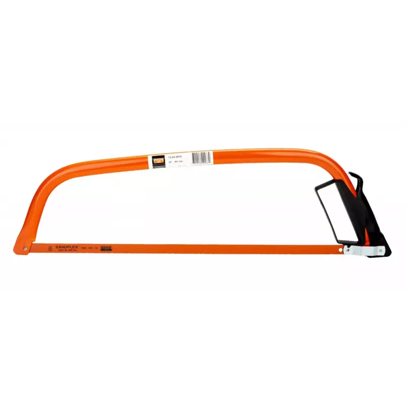 Sierra de arco Bahco 14-24-3810 60,7 cm Mango de metal Negro Naranja