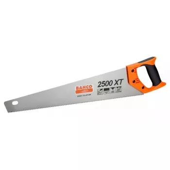 Sierra de costilla Bahco 2500-22-XT-HP 55 cm negra naranja acero inoxidable