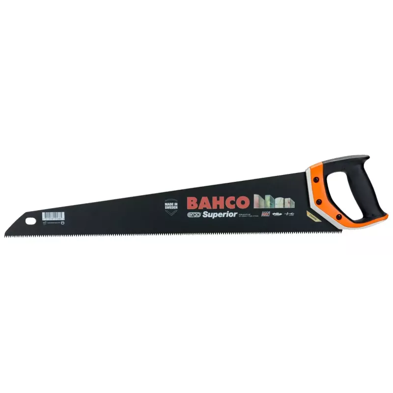 Sierra de costilla Bahco 2700-24-XT7-HP 60 cm negra naranja