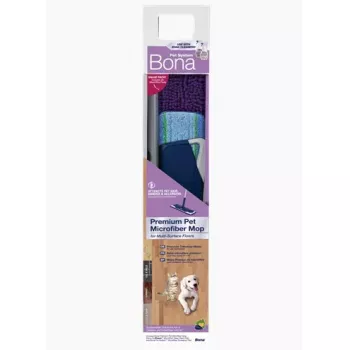Mopa de microfibra seco y húmedo Bona CA102085 azul laminado baldosas madera