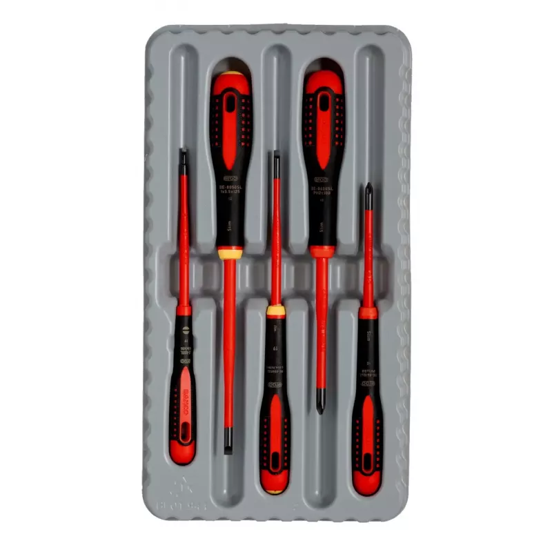 Set de destornilladores manuales Bahco BE-9881SL
