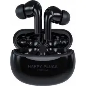 Auriculares inalámbricos in-ear Happy Plugs Joy Pro con ANC, negro