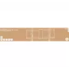 Soporte de TV Deltaco ARM-0204 2,03 m (80 pulgadas) negro
