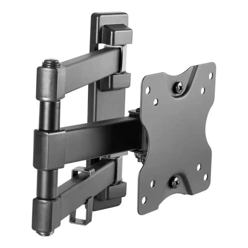 Soporte para monitor Deltaco ARM-1204 27 pulgadas pared negro