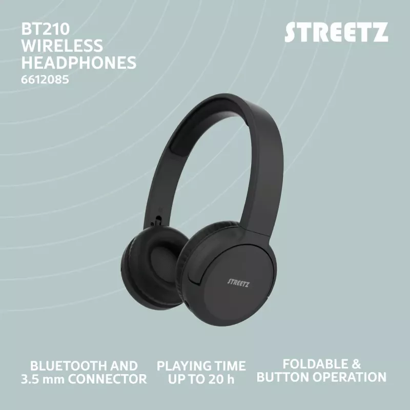 Auriculares Streetz BT210-BLK