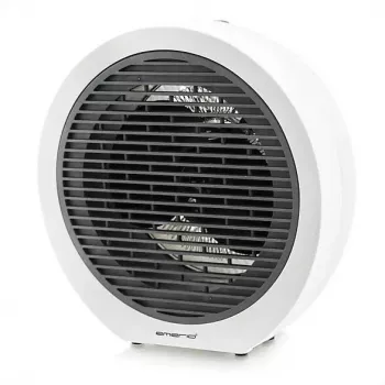 Calefactor eléctrico Emerio FH-109947 2000 W, ventilación, termostato regulable, blanco