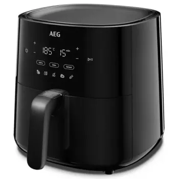 Freidora de aire AEG AAF3B, individual 3,3 L, capacidad 1,2 kg, 1350 W, control táctil LED, negra