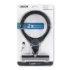Lupa de mano Carson LumiCraft 2x, LED, a pilas, negra, 135×23×226 mm