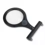 Lupa de mano Carson LumiCraft 2x, LED, a pilas, negra, 135×23×226 mm