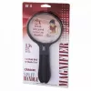 Lupa Carson Split Handle HF-11 — lupa de mano 3,5×, negro/transparente, pila AAA