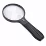 Lupa Carson Split Handle HF-11 — lupa de mano 3,5x, negra/transparente, pila AAA