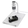 Microscopio digital Carson EFLEX 300x, aumento 75–300×, cámara 1600×1200, gris/blanco