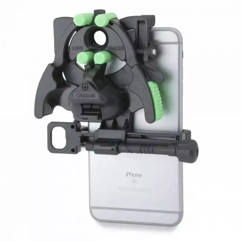 Soporte para cámara de telescopio/smartphone Carson HookUpz 2.0 ancho 109 mm fondo 58 mm alto 114 mm
