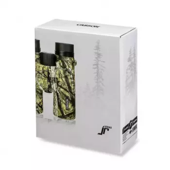 Prismáticos Carson JR 10x42 BAK-4 de tejado, diseño compacto camuflaje, 127×50,8×160 mm