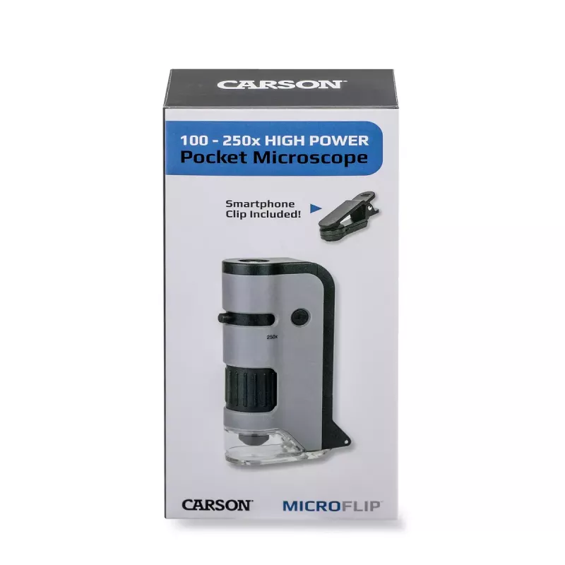 Microscopio digital Carson MICROFLIP 250x negro acero inoxidable