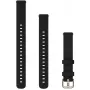 Correa para reloj GARMIN Lily 2 silicona negra — correa de silicona de repuesto para Lily 2