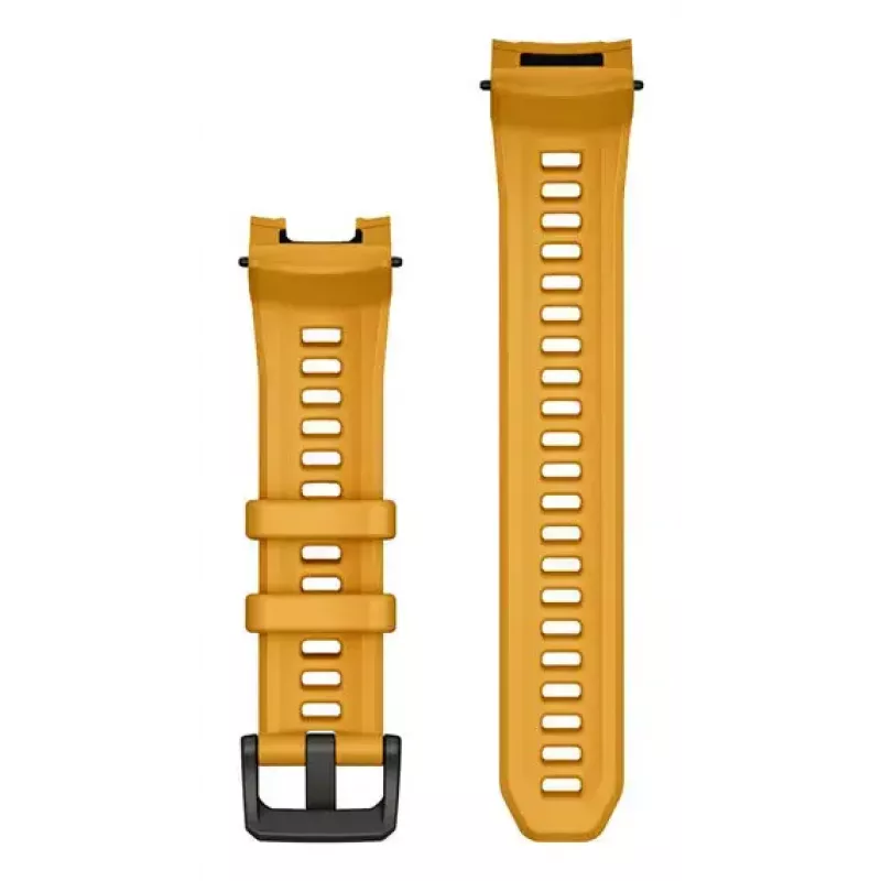 Correa para reloj inteligente Garmin, 22 mm de ancho, amarilla, longitud 129 mm