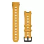 Correa para reloj inteligente Garmin, 22 mm de ancho, amarilla, longitud 129 mm