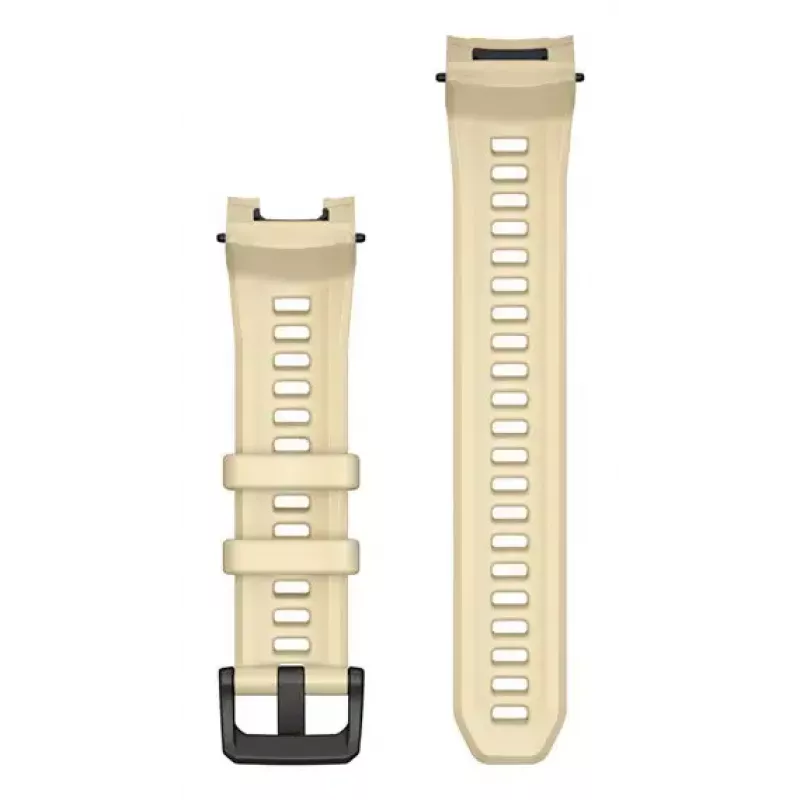 Correa de reloj Garmin 22 mm beige, longitud 129 mm, compatible con smartwatches Garmin