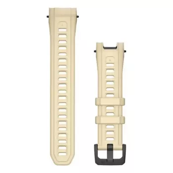 Correa de reloj Garmin 22 mm beige, longitud 129 mm, compatible con smartwatches Garmin