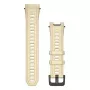 Correa para reloj Garmin 22 mm beige, longitud 129 mm, compatible con relojes inteligentes Garmin