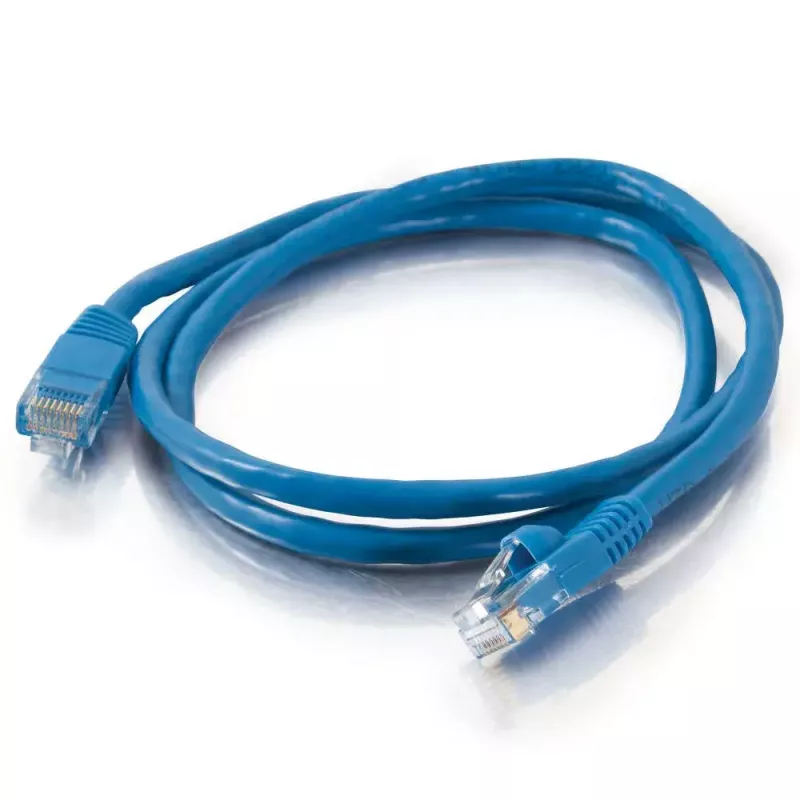 Cable de red C2G de 2 m Cat5e RJ-45 U/UTP azul